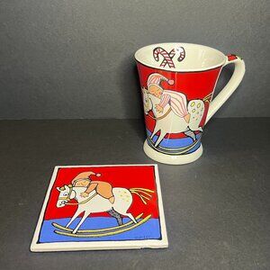 Ursula's Christmas by Ursula Dodge Signature Matching 12oz Coffee Mug & Coaster